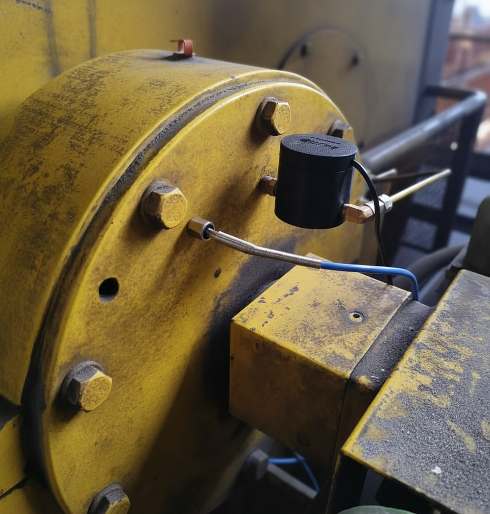 LubeLogger implementado em campo industrial